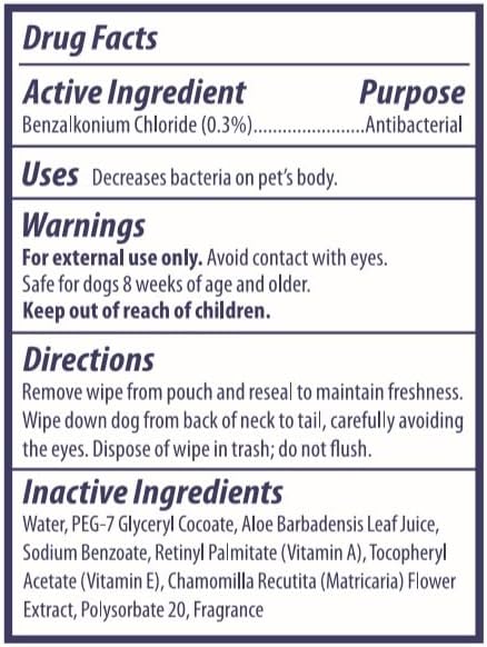 Wet Ones Dog Wipes, Pack of 2, 30 Count Total | Paw & Tushie | Tropical Splash Scent | Wet Lock Seal Pouch | With Chamomile - Image 6