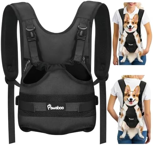 Pawaboo Pet Front Carrier Backpacks for Small Medium Dogs by Pawaboo
