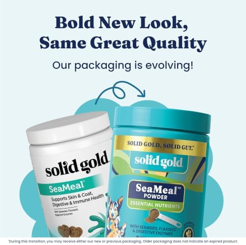 Solid Gold Dog & Cat Multivitamin Powder, Omega 3 & Kelp, Skin & Coat, 1LB - Image 5