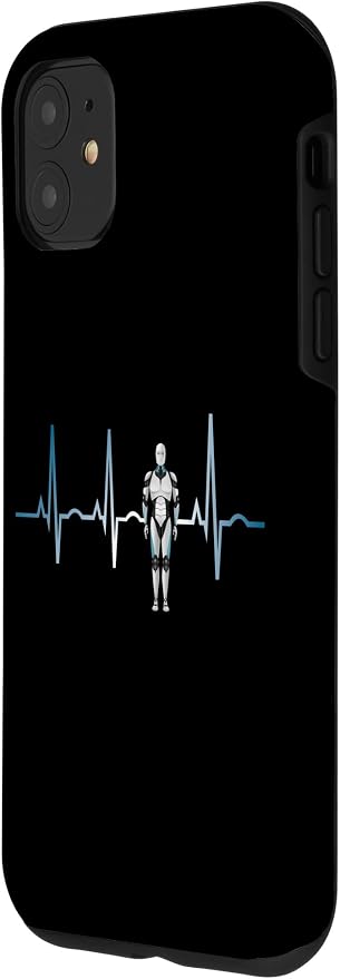 iPhone 11 Ai Heartbeat Love Ai EKG Heart Funny Idea for Ai lover Case - Image 2