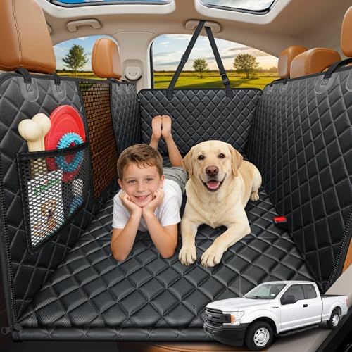 URPOWER Large Hard Bottom Dog Seat Cover for Extended Cab Trucks by URPOWER