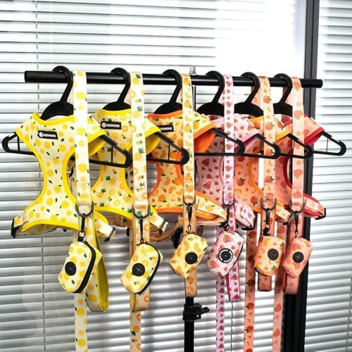 Dog Harness and Leash Set, Adjustable Dog Harness, Dog Leash, No Pull No Choke Puppy Harnesses for Walking Training for Small Medium Pet - Image 6