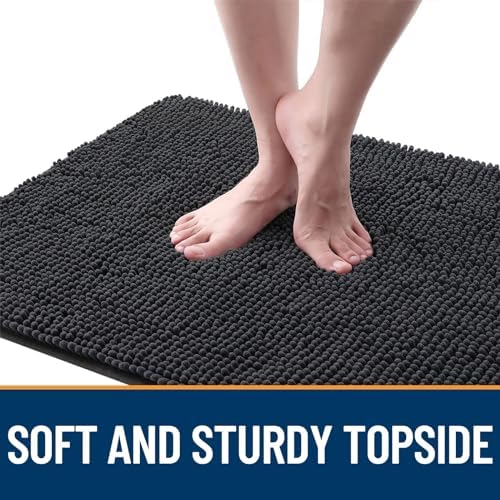 OLANLY Dog Door Mat for Muddy Paws 70x46, Super Absorbent Chenille Mud Mat - Image 4