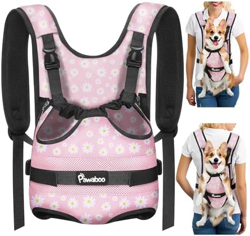Pawaboo Pet Front Carrier Backpacks for Small Medium Dogs by Pawaboo