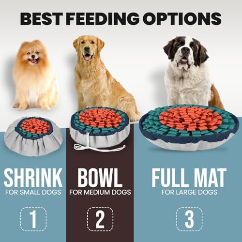 PET ARENA Snuffle Mat Dog Puzzle Toy Slow Feeder for Training & Enrichment - Image 2
