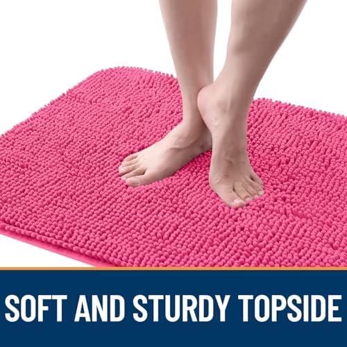 OLANLY Dog Door Mat for Muddy Paws 59x24, Super Absorbent Chenille Mud Mat - Image 4