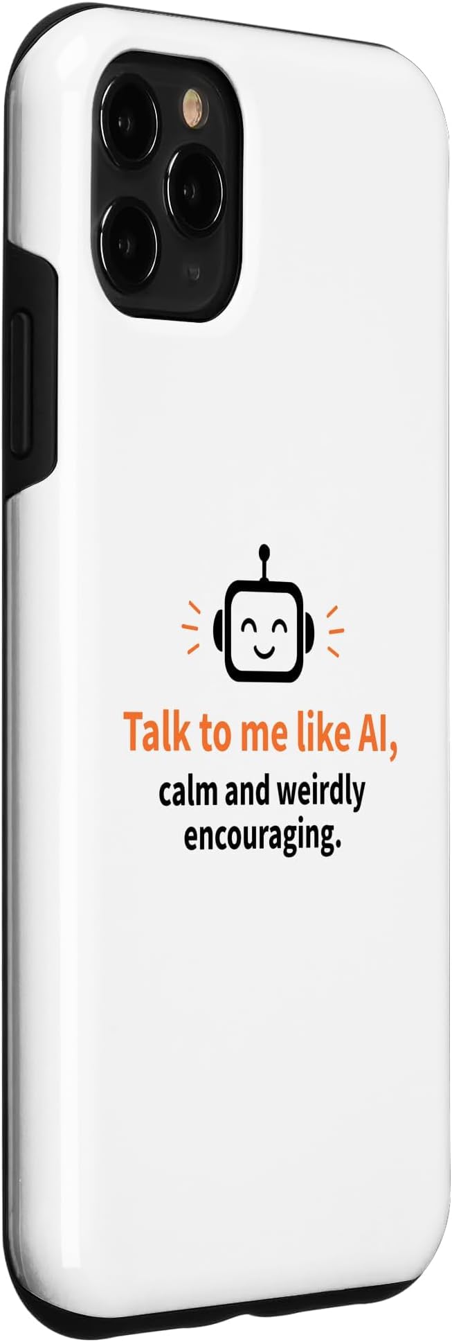 AI Robot Calm Encouraging Tech Support Case for iPhone 11 Pro Max - Image 3