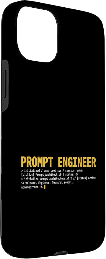 Prompt Engineer Terminal Screen AI Developer Software Coder Case for iPhone 15 Plus - Image 3