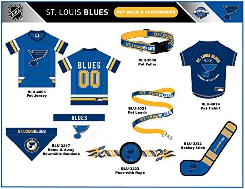 NHL St.Louis Blues Jersey for Dogs & Cats, Small. - Let Your Pet Be A Real NHL Fan! - Image 6