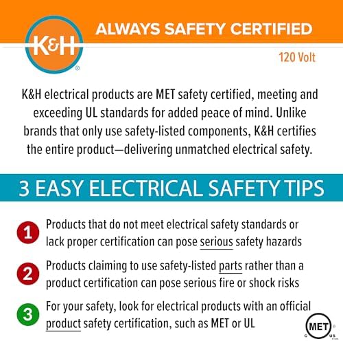 K&H Heated Water Bowl, Thermal-Bowl for Cats & Dogs, Safety Listed, 25W - Image 6