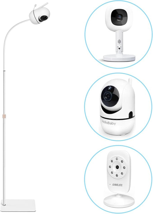 AISVAN Adjustable Height Baby Monitor Floor Stand Holder for Hellobaby HB6560/HB6550 HB65/HB66/HB248 Baby Monitor and Also Compatible with The Nanit Pro Smart Monitor & Flex Stand by AISVAN