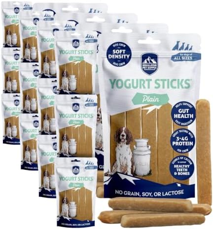 Himalayan Dog Chew Yogurt Sticks, Probiotic Dog Treats, Original, 20 Treats, 4.8 Ounce (Pack of 16) by HimalayanDogChew