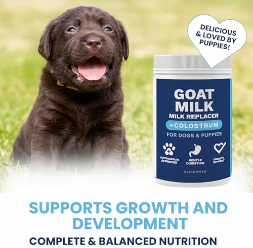 Under the Weather Puppy Milk Replacement Formula + Colostrum for Dogs & Puppies | Goat Milk Replacer Powder | Goat-Based Formula with Colostrum for Immune & Digestive Support - 12 oz - Image 2