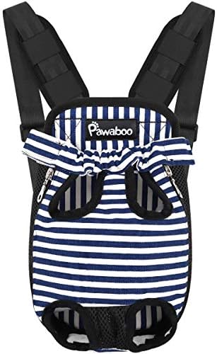 Pawaboo Pet Front Carrier Backpack for Small Medium Dogs by Pawaboo