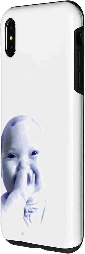 AI Baby Holding Laugh Meme Case for iPhone Xs Max - Image 2