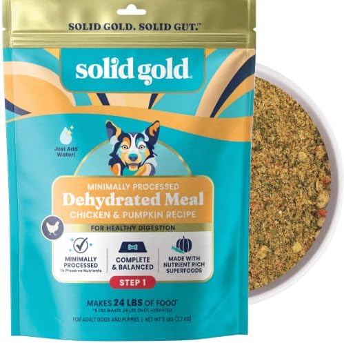 Solid Gold Dehydrated Chicken & Pumpkin Dog Food - Just Add Water Meal 6LB by SolidGoldPet
