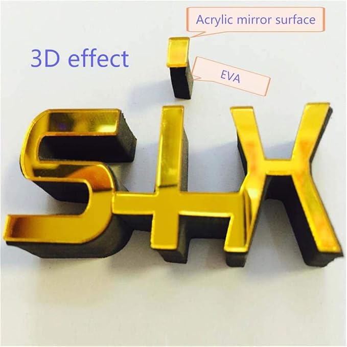 FASHION in THE CITY New 3D DIY Mirror Surface Wall Clocks Modern Design Living Room Decorative Wall Watches … (Coffee) - Image 3