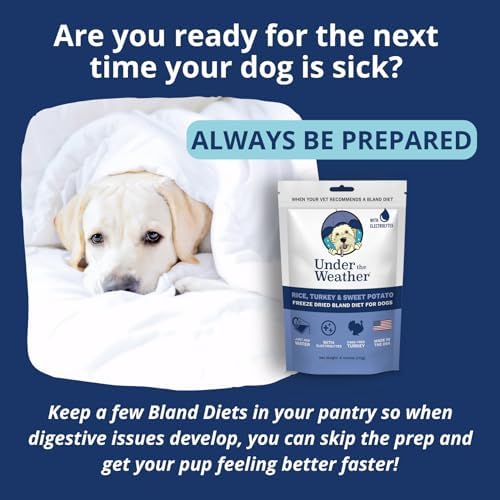 Under the Weather Bland Diet for Dogs | Easy to Digest for Sick Dogs |Always Be Ready| Contains Electrolytes - All Natural Freeze Dried 100% Human Grade Meats| 2 Pack- Rice Turkey & Sweet Potato - 6oz - Image 2