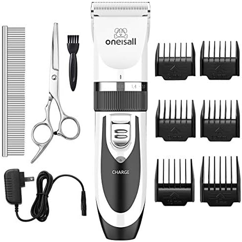 oneisall Dog Clippers Low Noise Grooming Kit for Dogs Cats Pets by oneisall