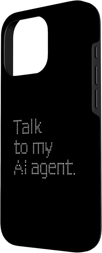 Talk to My AI Agent - Minimalist Tech Design Case for iPhone 16 Pro - Image 2