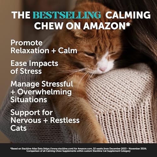 Pet Honesty Vet Backed Cat Calming & Anxiety Relief Chews, Chicken, 900ct - Image 2