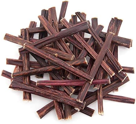 GigaBite Beef Esophagus Dog Treats - Natural Gullet Sticks for Dogs, High Protein Single Ingredient Dog Chews, Rawhide Free Dental Dog Treats for All Dog Breeds - Sticks (6 Inch), Pack of 80 by BestPetSuppliesLLC