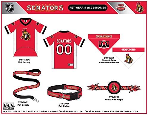 NHL Ottowa Senators Jersey for Dogs & Cats, X-Large. - Let Your Pet be a Real NHL Fan! - Image 5