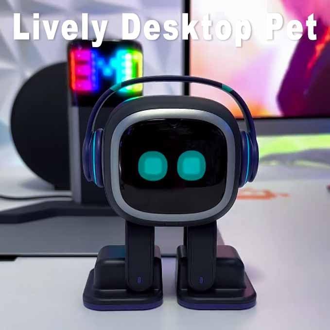 EMOPET AI Desk Robot Companion - ChatGPT Enabled with Voice Commands & Dance Feature, Interactive Robot Pet with Personality, Comes with Charging Home Station - Image 3