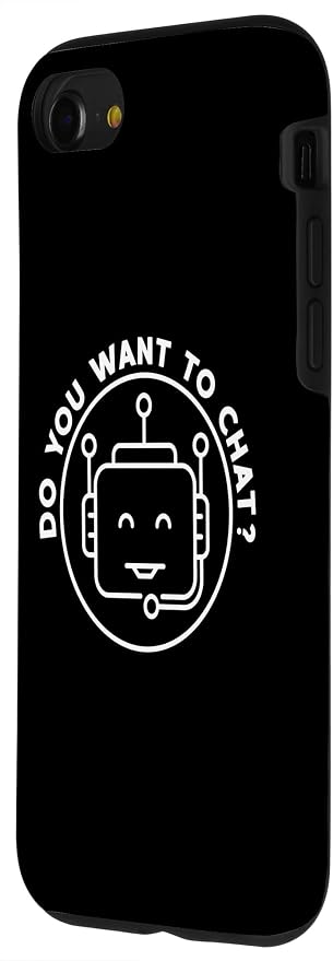 Chatbot - Do You Want To Chat? AI and ML Geek Case for iPhone SE (2020) / 7 / 8 - Image 2