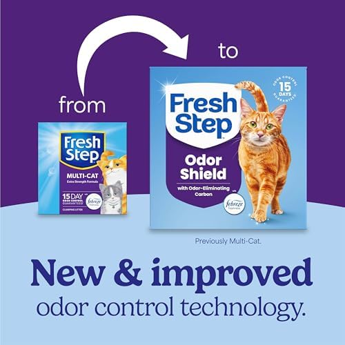 Fresh Step Odor Shield Multi Cat Clumping Cat Litter, 14 lb. - Image 2