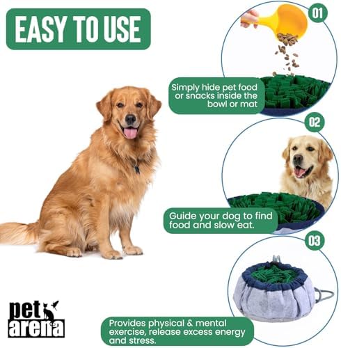 PET ARENA Adjustable Snuffle Mat for Dogs Puzzle Feeder Toy - Image 3