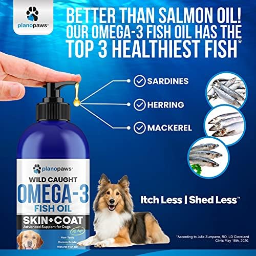 Omega 3 Fish Oil for Dogs - Supports Shedding and Itching, Skin and Coat - Image 4