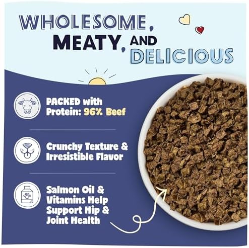 Pawstruck Air Dried Dog Food Beef Recipe, Vet Recommended, Made in USA, 2lb - Image 3