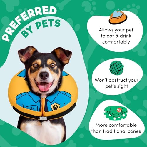 BENCMATE Inflatable Dog Cone Collar Alternative After Surgery Medium - Image 3