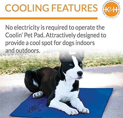 K&H Dog Cooling Mat, Coolin' Pet Pad, Large 36x20in Chill Blue - Image 5