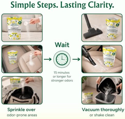 Good Natured Brand Carpet Deodorizer & Pet Odor Eliminator Powder, 31oz - Image 6
