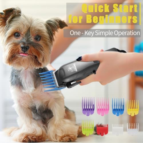 Dog Clippers Grooming Kit with Paw Trimmer for Thick/Matted/Knotted/Hair - Image 4