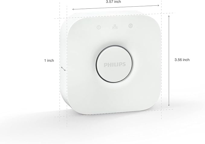 Philips Hue Bridge,Unlock The Full Potential of Hue Bridge System,Multi-Room and Out-of-Home Control,Create Automations and Zones,Smart Lighting Hub,Works with Voice-and Matter-Compatible,(Pack of 2) - Image 5