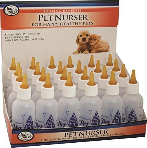 Four Paws Pet Products 24-Pack Nurser Bottles, 2-Ounce by FourPaws