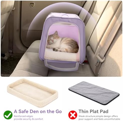 PETSFIT Cat Carrier Soft with Patented Safety Buckles, Safe for Car Travel - Image 4