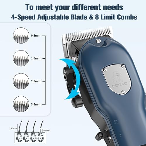 Dog Rechargeable Cordless Clippers for Grooming for Heavy Thick Hair&Coats - Image 5