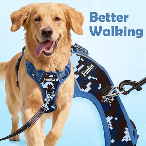 Funfox Dog Harness Small Sized Dog, No Pull Pet Vest with Front Clip - Image 3