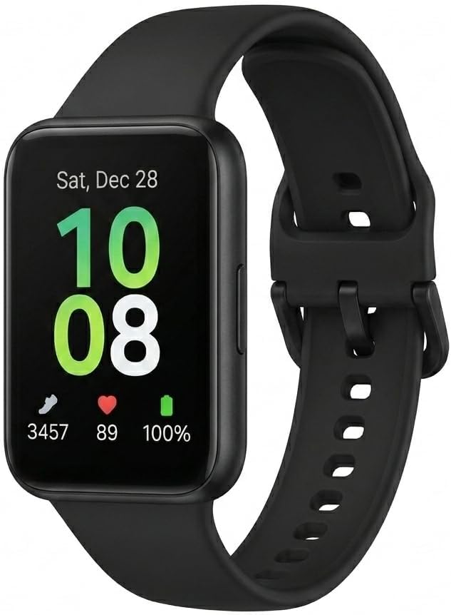 SAMSUNG Galaxy FIT 3 [2024] 1.6" AMOLED Display | 14 Days Battery Life | 100+ Watchfaces | 100+ Exercise Modes | International Model - (Gray) - Image 4