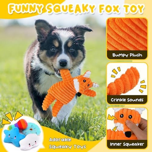 Zeaxuie 23 Pack Luxury Puppy Toys for Teething Small Dogs, Puppy Chew Toys with Rubber Toy, Rope and Squeaky Toys - Image 3
