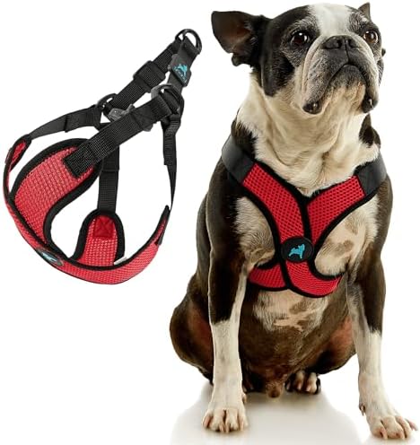 Gooby Comfort X Step-in Lite Harness, Choke-Free, Red, Large - Image 3