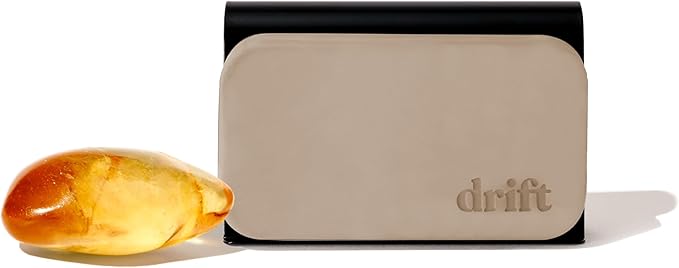 Drift Car Air Freshener - Stone Air Freshener Car Odor Eliminator - Long Lasting Scent - Auto Accessories - Metal Clip - Essential Oils - Clean Ingredients - Amber Scent Starter Kit by driftscents