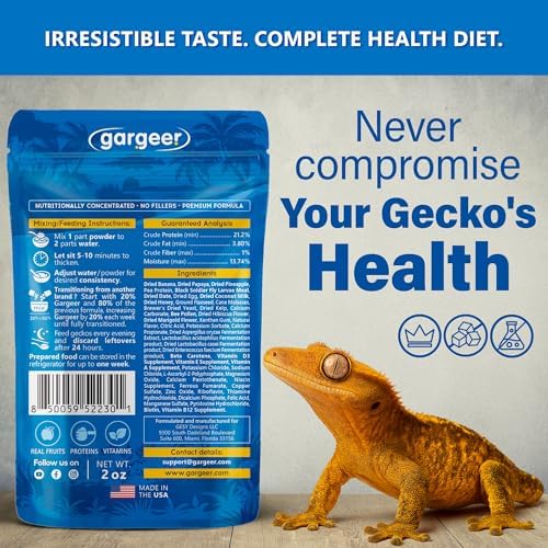 Gargeer 2oz Picky Geck Caledonian Breeze - Crested Gecko Food. Made in USA - Image 2