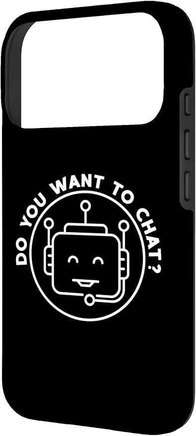 Chatbot - Do You Want to Chat? AI and ML Geek Case for iPhone 17 Pro - Image 2