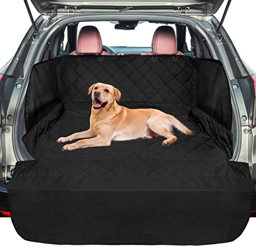 F-color SUV Cargo Liner for Dogs - Trunk Cover with Bumper Flap Protector by F-color