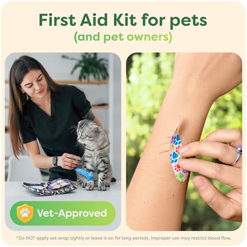 KeepGoing Pet First Aid Kit for Dogs & Cats, 99 Pc. Travel Emergency Kit - Image 2